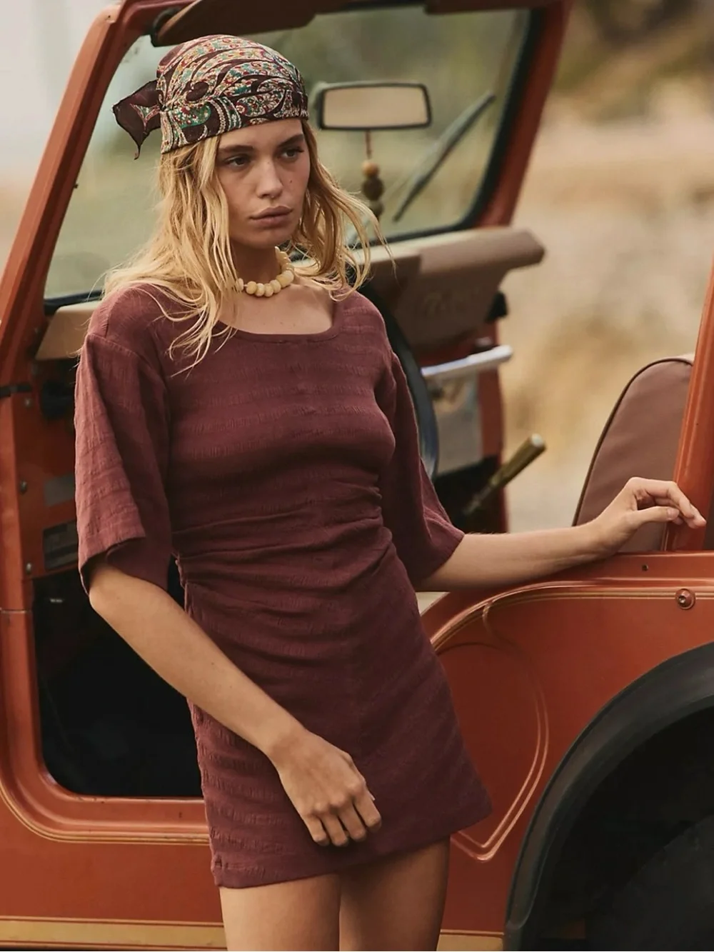 free people brown dress mini Free People Star Dip Mini Dress Black Combo / M